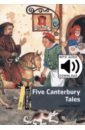 цена Chaucer Geoffrey Five Canterbury Tales. Level 1 + MP3 Audio Download