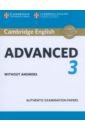 Cambridge English Advanced 3. Student's Book without Answers cambridge english exam booster for advanced without answer key