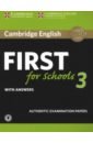 cambridge english preliminary for schools 2 audio cds 2 лицензия Cambridge English First for Schools 3. Student's Book with Answers with Audio