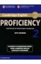 Cambridge English Proficiency 2. Student's Book with Answers. Authentic Examination Papers cambridge english proficiency 2 student s book with answers authentic examination papers
