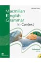 Vince Michael Macmillan English Grammar in Context. Advanced. Student's book with key +CD lewis samantha vincent daniel reid andrew own it level 4 student s book with practice extra