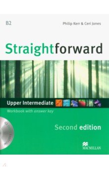 Обложка книги Straightforward. Upper Intermediate. Second Edition. Workbook with answer key (+CD), Kerr Philip, Jones Ceri