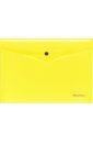 Обложка Папка-конверт на кнопке Neon, желтый, А4
