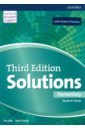 Falla Tim, Davies Paul A Solutions. Third Edition. Elementary. Student's Book and Online Practice Pack falla tim davies paul a solutions elementary third edition workbook
