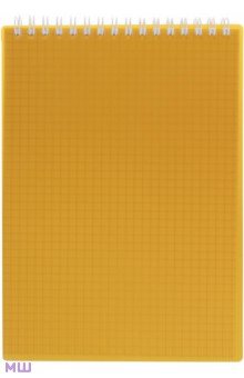 Блокнот Line Neon, желтый, А5, 80 листов, клетка