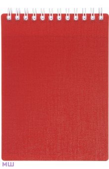 

Блокнот Canvas, красный, А6, 80 листов, клетка