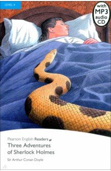 

Three Adventures of Sherlock Holmes. Level 4 +CDmp3