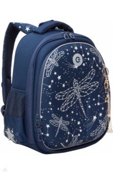 Рюкзак школьный, темно-синий