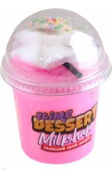 Slime Dessert Milkshake, розовый Волшебный мир - фото 1
