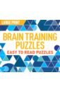 Saunders Eric Large Print Brain Training Puzzles saunders eric large print crosswords easy to read puzzles