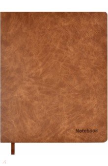 Записная книжка Шеврет делавэ, коричневая, А4+, 80 листов Феникс+