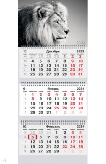 Календарь квартальный на 2024 год В мире дикой природы 1