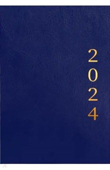 

Ежедневник датированный на 2024 год Proxima. Синий, 176 листов, А5