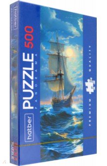 Пазл Puzzle-500 Панорама. Парусник Хатбер