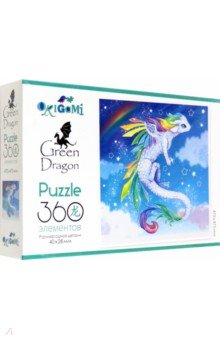Пазл-360 Белый дракон Оригами