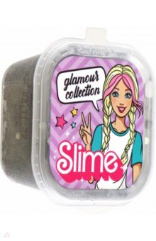 Slime Glamour collection, серебряный с блестками Волшебный мир