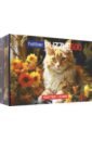 Обложка Puzzle-500 + Постер Рыжий котик