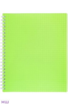 Тетрадь Line Neon Зеленая, 80 листов, клетка Хатбер