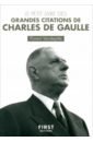 Vandepitte Florent Le Petit Livre des grandes citations de Charles de Gaulle caillou pierre la france