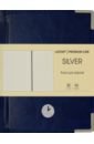 Обложка Книга для записей Silver, синяя, А6, 80 листов, клетка