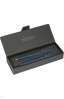 Набор Sienna, ручка перьевая синяя + карандаш механический, 0,7 мм Bruno Visconti