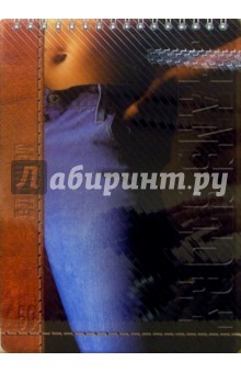 Блокнот А5 60 листов клетка, пружина, пластиковая обложка. Джинс (С19309-12) Блокнот А5 60 листов клетка, пружина, пластиковая обложка. Джинс (С19309-12)