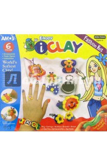 Глина для моделирования 6 цветов "I Clay" /21636 Глина для моделирования 6 цветов "I Clay" /21636