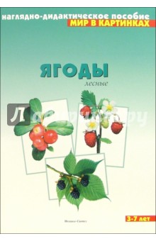 Мир в картинках: Ягоды лесные. Для детей 3-7 лет обложка книги Мир в картинках: Ягоды лесные. Для детей 3-7 лет обложка книги