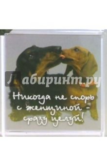 Магнитные подарочки. Никогда не спорь с женщиной - сразу целуй! Магнитные подарочки. Никогда не спорь с женщиной - сразу целуй!