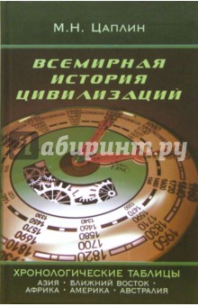 Михаил Цаплин - Всемирная история цивилизаций. Хронологические таблицы обложка книги Михаил Цаплин - Всемирная история цивилизаций. Хронологические таблицы обложка книги