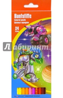 Карандаши 24 цвета.Technics. Robot-Transformer (132406) Карандаши 24 цвета.Technics. Robot-Transformer (132406)