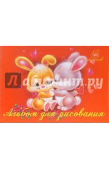 Альбом для рисования. 12 листов. Пушистики Зайчата (А112156) Альбом для рисования. 12 листов. Пушистики Зайчата (А112156)