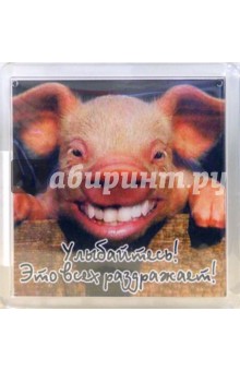 Магнитные подарочки (М-076) Улыбайтесь, это всех раздражает! Магнитные подарочки (М-076) Улыбайтесь, это всех раздражает!