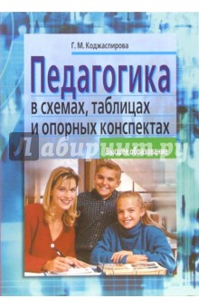 Галина Коджаспирова - Педагогика в схемах, таблицах и опорных конспектах обложка книги Галина Коджаспирова - Педагогика в схемах, таблицах и опорных конспектах обложка книги