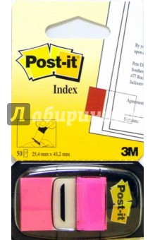 Клейкие закладки 680-21 50 штук 25.4х43.2 (розовые) Клейкие закладки 680-21 50 штук 25.4х43.2 (розовые)
