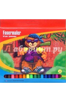 Фломастеры 18 цветов. Graffity Bear (861816) Фломастеры 18 цветов. Graffity Bear (861816)