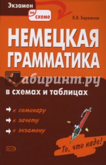 Виктория Бережная - Немецкая грамматика в схемах и таблицах обложка книги Виктория Бережная - Немецкая грамматика в схемах и таблицах обложка книги