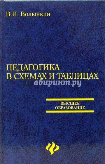 Волынкин в и педагогика в схемах и таблицах
