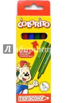 Фломастеры 6 цветов Colorito fibracolor (2092) Фломастеры 6 цветов Colorito fibracolor (2092)