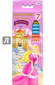 Пластилин с блестками Золушка 7 цветов (280033) Пластилин с блестками Золушка 7 цветов (280033)