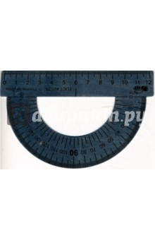 Транспортир 180/12см алюминиевый (ТА-12) Транспортир 180/12см алюминиевый (ТА-12)