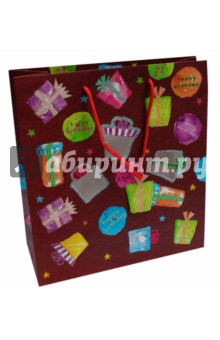 Пакет подарочный бумажный "Birthday" (S2-06H-0049) Пакет подарочный бумажный "Birthday" (S2-06H-0049)