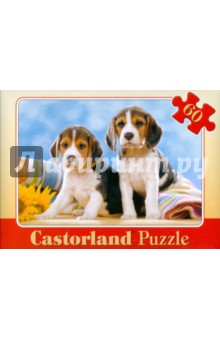 Puzzle-60. Два щенка (В-06342) Puzzle-60. Два щенка (В-06342)