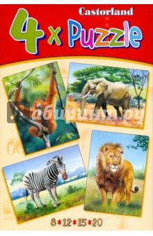 Puzzle-8*12*15*20. Дикие животные (В-04072) Puzzle-8*12*15*20. Дикие животные (В-04072)
