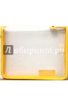 Папка д/тетр. ПТ-1А5 на молнии А5 (желтая) Папка д/тетр. ПТ-1А5 на молнии А5 (желтая)