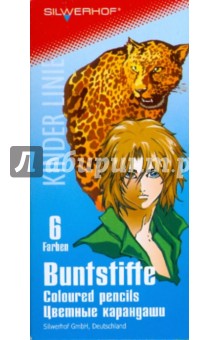 Карандаши 6 цветов (130623-09) Anime Карандаши 6 цветов (130623-09) Anime