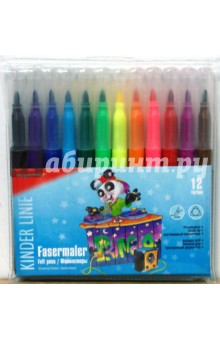 Фломастеры 12 цветов (861224-07) Panda Фломастеры 12 цветов (861224-07) Panda