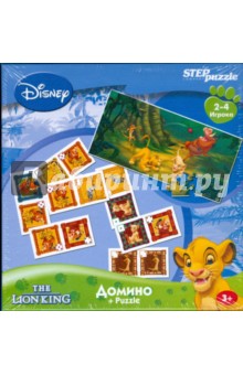 Домино+Puzzle (80106) Король Лев Домино+Puzzle (80106) Король Лев