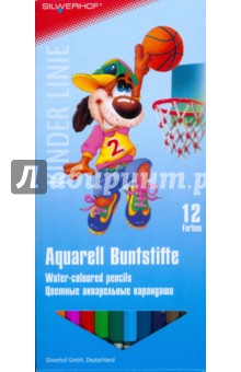 Карандаши Happy Dog 12 цветов Карандаши Happy Dog 12 цветов