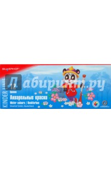 Краски акварель "Панда" 12 цветов (961140-03) Краски акварель "Панда" 12 цветов (961140-03)